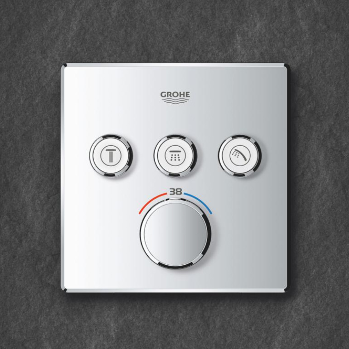 UA26415SC6 Grohtherm SmartControl Набір для комплектації душу, 3 споживачі (1 сорт)