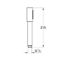Ручной душ Grohe Rainshower 26866DL0 теплый закат (брашированное розовое золото), фото №3