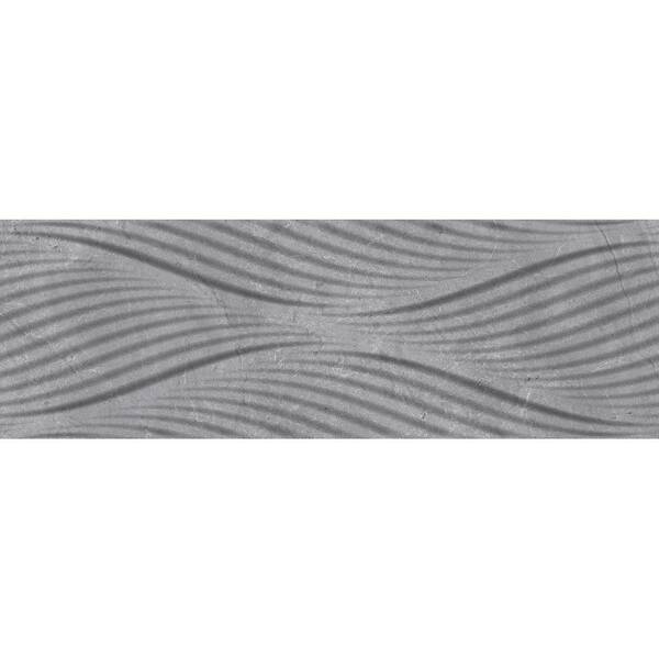 Плитка Ceramica Deseo Delight Grey Decor 30x90см, фото 1