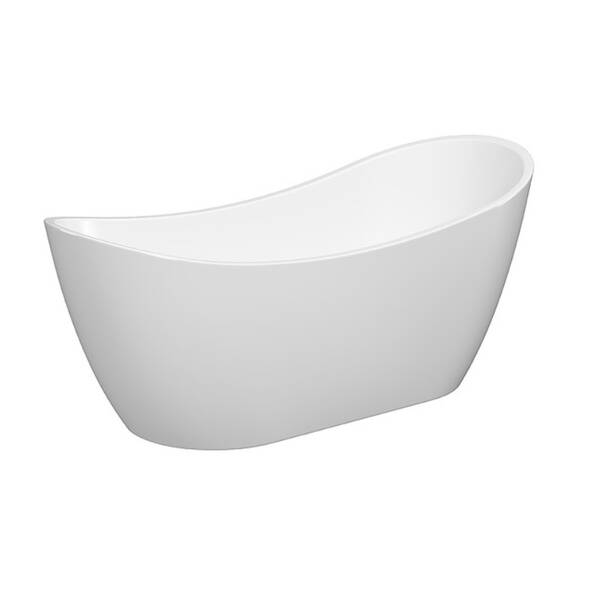 Ванна акриловая Cersanit ZEN DOUBLE 182X71, с сифоном и хромированным донным клапаном click-clack, белый глянец, фото 2