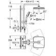 Душевая система Grohe Tempesta Cosmopolitan System 26689001 с термостатом, фото 6