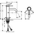 Смеситель для раковины Hansgrohe Tecturis S EcoSmart+ 73311140 бронза матовый, фото 2