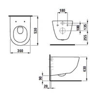 Унитаз подвесной Laufen Pro H8209560000001, фото №4