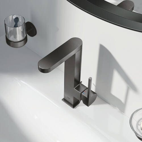 Змішувач для раковини Grohe Plus 23851AL3 L-Size, графіт, фото 5