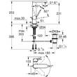 Смеситель для раковины Grohe Plus 23851AL3 L-Size, графит, фото 6