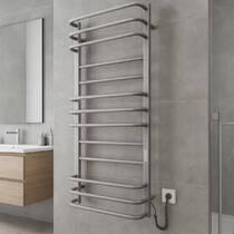 Рушникосушарка електрична Mario Преміум Люкс-I 1100х500/170 TR K, 1100х490 мм з таймером-регулятором температури, сатин, 160 Вт, фото №1