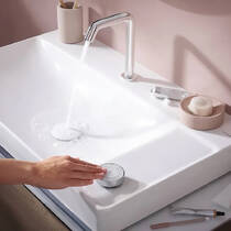 Змішувач для раковини Hansgrohe Tecturis S CoolStart EcoSmart+ 73353000 хром, фото №4