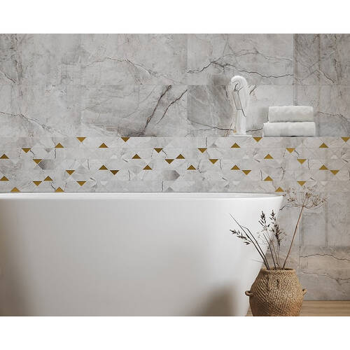 Мозаїка Opoczno Pl+ Stone Hills Grey Mosaic Glossy 29,7x29,7 см, фото 2
