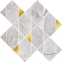 Мозайка Opoczno Pl+ Stone Hills Grey Mosaic Glossy 29,7x29,7 см, фото №1