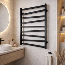 Рушникосушарка електрична Devit Style ST500800EBS П9 500х800 мм, чорний матовий, фото №1