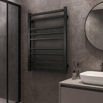 Рушникосушарка електрична Devit Universal UN500800EBS П10 500х800 мм чорний матовий, фото №1