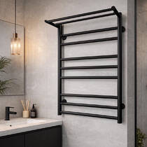 Полотенцесушитель электрический Devit Allround AL500800EBS П9 500х800, черный матовый, фото №1
