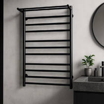 Рушникосушарка електрична Devit Allround AL5001000EBS П12 500х1000, чорний матовий, фото №1