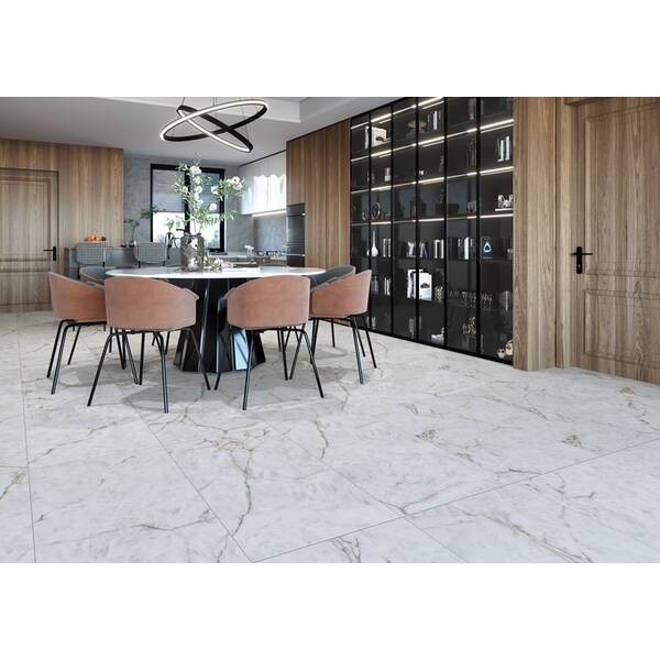 Керамограніт Almera Ceramica-2 Velour Snow 60x120см, фото 2