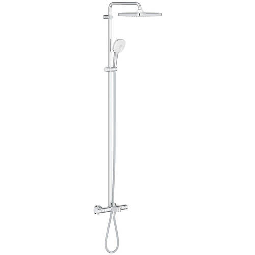 Душевая система Grohe New Tempesta Cosmopolitan 26691001 с термостатом и изливом, фото 2