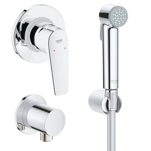 Гигиенический душ Grohe Bau Flow UA12164501 со смесителем - купить в ...