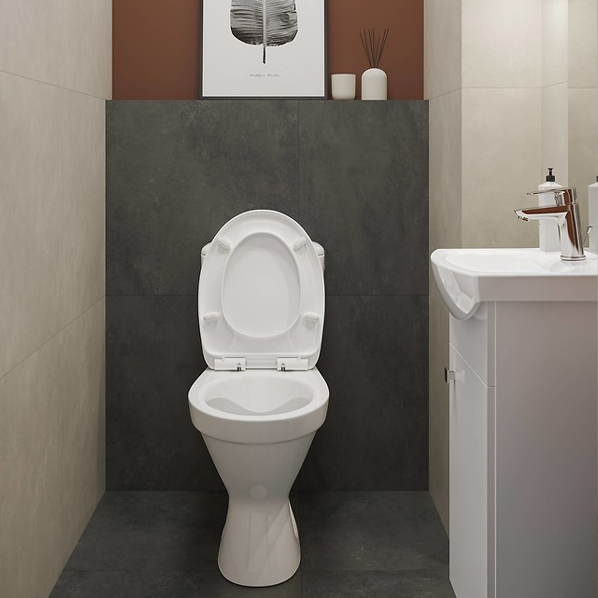 K119-015 CERSANIA II SIMPLEON Компакт 751 011 3/6 з кришкою дюропласт softclose і ф-єю простоно зняття (1 сорт)