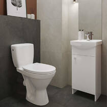 Унітаз-компакт Cersanit Cersania II 751 011 Simple On із сидінням Soft Close та функцією швидкого зняття, фото №6