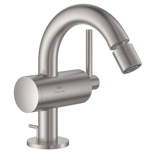 Змішувач для біде Grohe Atrio 24364DC0 з донним клапаном, суперсталь, фото 1