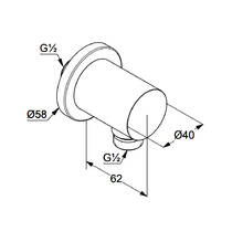 Шланговое подключение Kludi Nova Fonte 2054353-15, фото №2