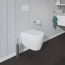 Унітаз підвісний Duravit ME by Starck 2584092000 безобідковий, білий глянець, фото №4