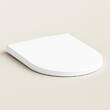 Кришка для унітазу Hansgrohe EluPura S 60148450 soft-close, top fix, білий, фото 1