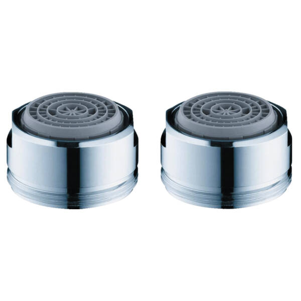Аэратор Hansgrohe SoftJet M24x1 с регулятором расхода воды 5 л/мин. 2 шт., фото 1