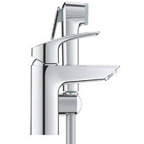 Смеситель для раковины Grohe Eurosmart 23124003 с гигиеническим душем, хром, фото №2