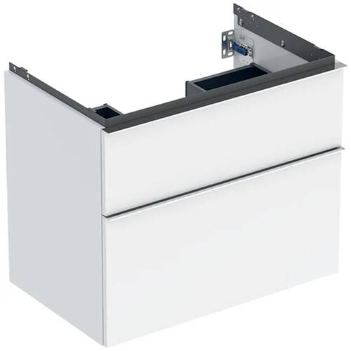 Тумба для раковини Geberit iCon 502.304.01.2 підвісна білий глянець, фото 1
