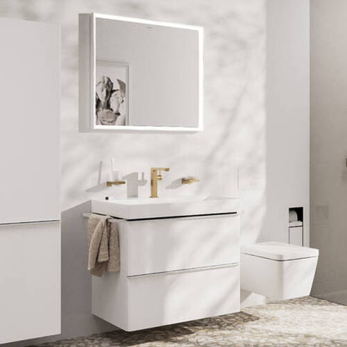 Смеситель для раковины Hansgrohe Tecturis E CoolStart EcoSmart+ 73040140 бронза матовый, фото 3