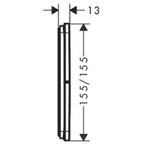 Перемикач потоків прихованого монтажу для душу Hansgrohe ShowerSelect Comfort Q 15587000 на 3 функції, хром, фото №2