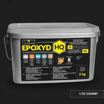 Заповнювач для швів WIM Epoxyd HQ 1/22 епоксидний двокомпонентний чорний 2кг, фото №1
