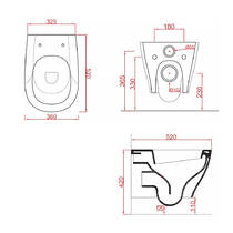 Унитаз подвесной ArtCeram TEN TEV006 17;00+TEA011 17 безободковый с крышкой soft-close, черный матовый, фото №4