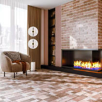 Керамограніт Golden Tile Stone Brick Теракотовий SBК730 30х30 см, фото №2