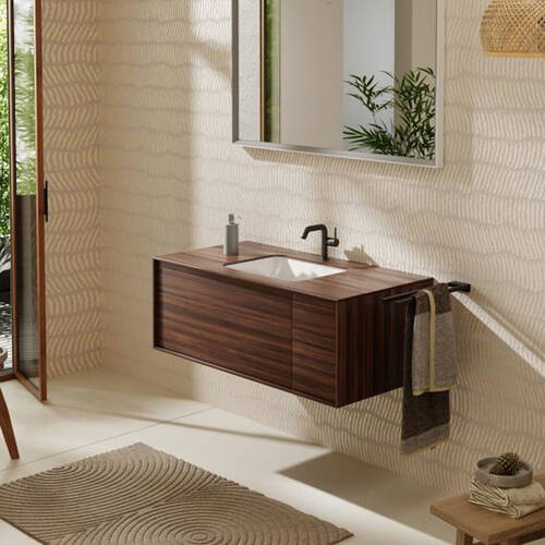 Раковина прямокутна Hansgrohe Xuniva Q 60154450 450x350 мм під стільницю, з переливом, білий, фото 3