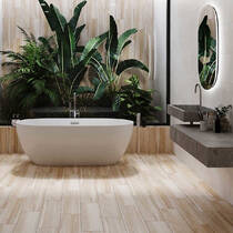 Керамограніт Cersanit Flaxwood Beige 18,5x59,8 см, фото №3
