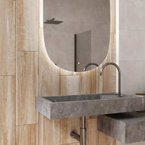 Керамограніт Cersanit Flaxwood Beige 18,5x59,8 см, фото №4