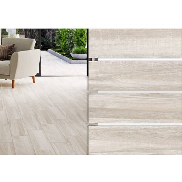 Керамограніт Cersanit Flaxwood Light Gtry 18,5x59,8 см, фото 4