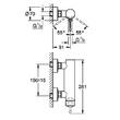 Смеситель для душа Grohe Essence 25252KF1 фантомный черный, фото 2