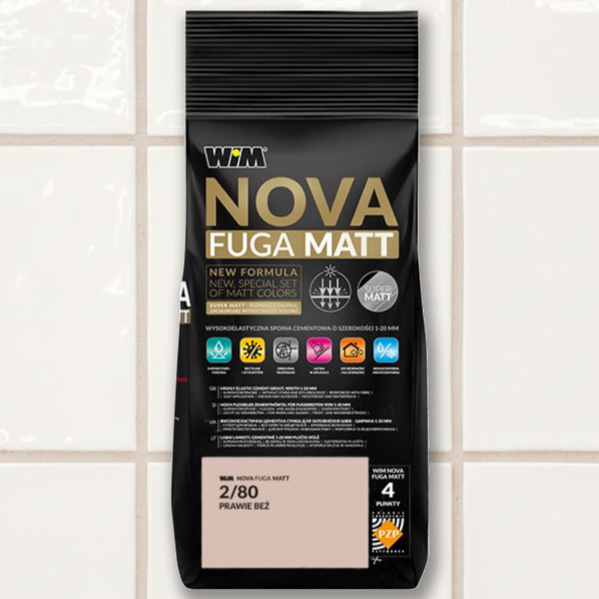 Зат WIM NOVA FUGA MATT 2/80 2кг (1 сорт)