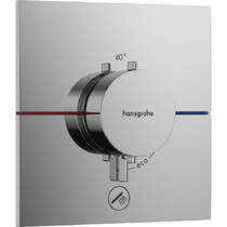 Смеситель скрытого монтажа для душа Hansgrohe ShowerSelect Comfort E 15575000 с термостатом хром, фото №1