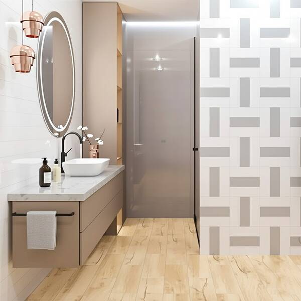 Керамограніт Ceramica Deseo Celestia Світло-Бежевий CLVP10 20х65 см