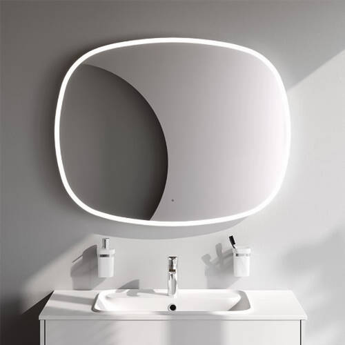 Дзеркало AM.PM Universal M8FMOX1001WGH38 з LED-підсвічуванням 550х1000 мм, фото 5
