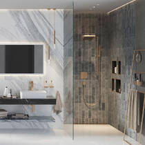 Душевая стойка 90 см Hansgrohe Unica E Puro S 24403140 с держателем-слайдером и душевым шлангом 160 см, бронза, фото №4