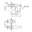 Змішувач прихованого монтажу для раковини Grohe Eurosmart 29337003 хром, фото 4
