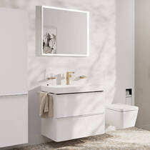 Смеситель для раковины Hansgrohe Tecturis E CoolStart EcoSmart+ 73041140 бронза матовый, фото №3