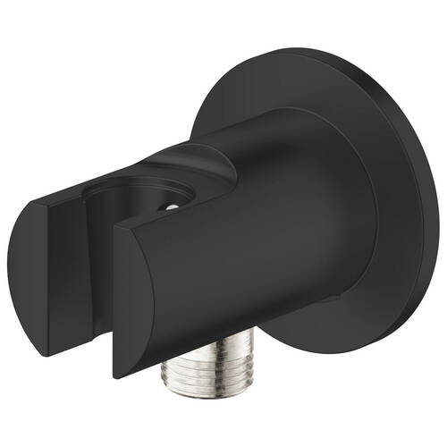 Шлангове підключення Grohe Tempesta 286282431 з тримачем для душу, чорний матовий, фото 3