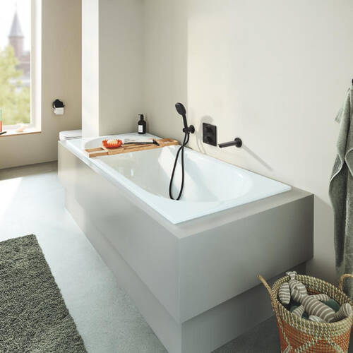 Шлангове підключення Grohe Tempesta 286282431 з тримачем для душу, чорний матовий, фото 6