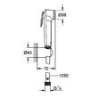 Гигиенический душ Grohe Tempesta-F Trigger Spray 30 1025302431 черный матовый, фото 3