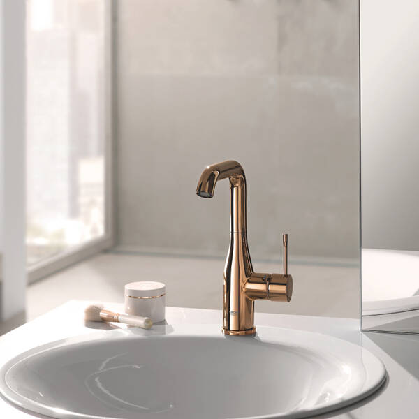 Смеситель для раковины Grohe Essence 24170DL1 теплый закат (розовое золото), фото 3